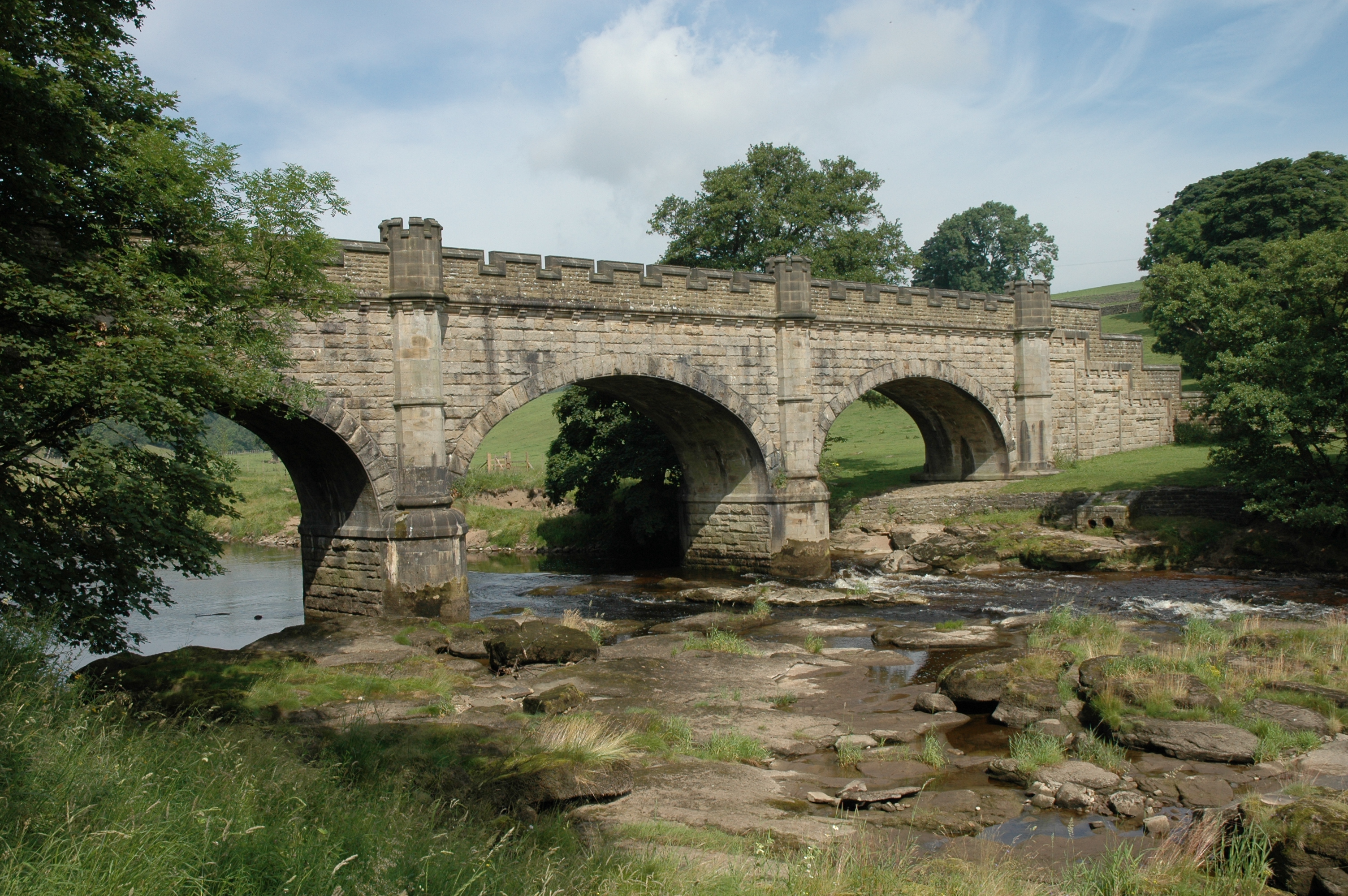 Stone bridge in Yorkshire, United Kingdom